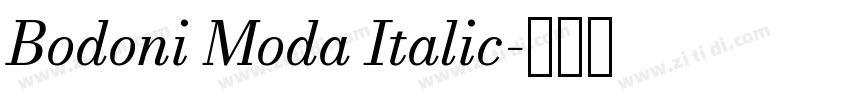 Bodoni Moda Italic字体转换 Bodoni Moda Italic字体转换